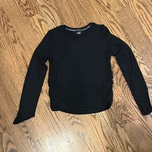 Athleta Girl Black Long Sleeve Top